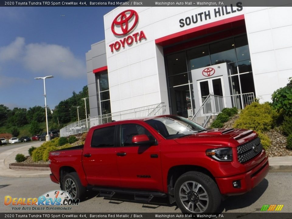 2020 Toyota Tundra TRD Sport CrewMax 4x4 Barcelona Red Metallic / Black Photo #2