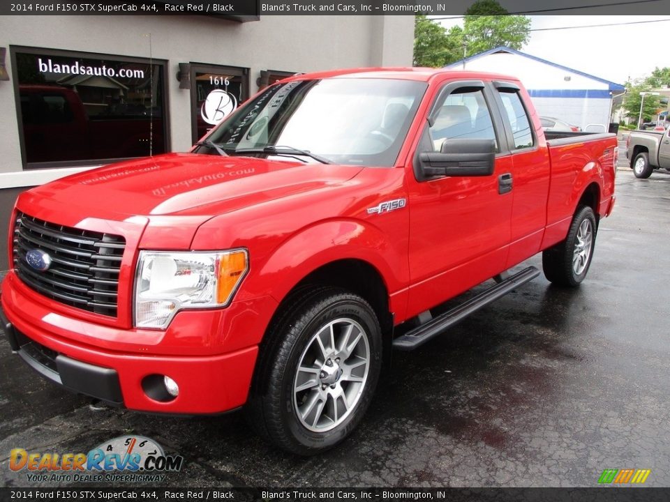 2014 Ford F150 STX SuperCab 4x4 Race Red / Black Photo #2