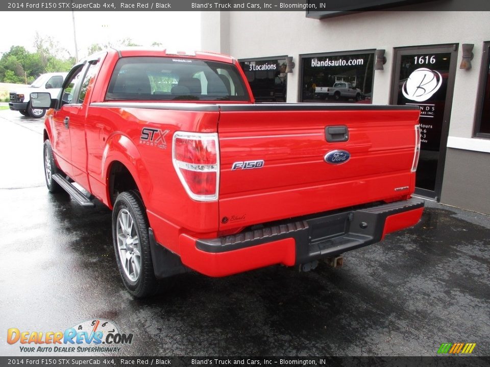 2014 Ford F150 STX SuperCab 4x4 Race Red / Black Photo #3