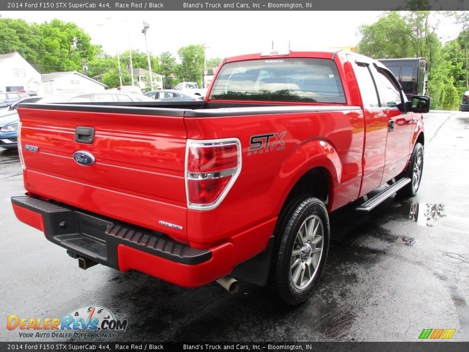 2014 Ford F150 STX SuperCab 4x4 Race Red / Black Photo #4