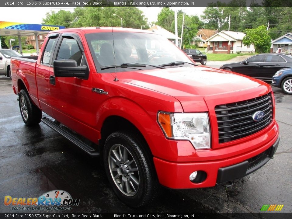 2014 Ford F150 STX SuperCab 4x4 Race Red / Black Photo #5