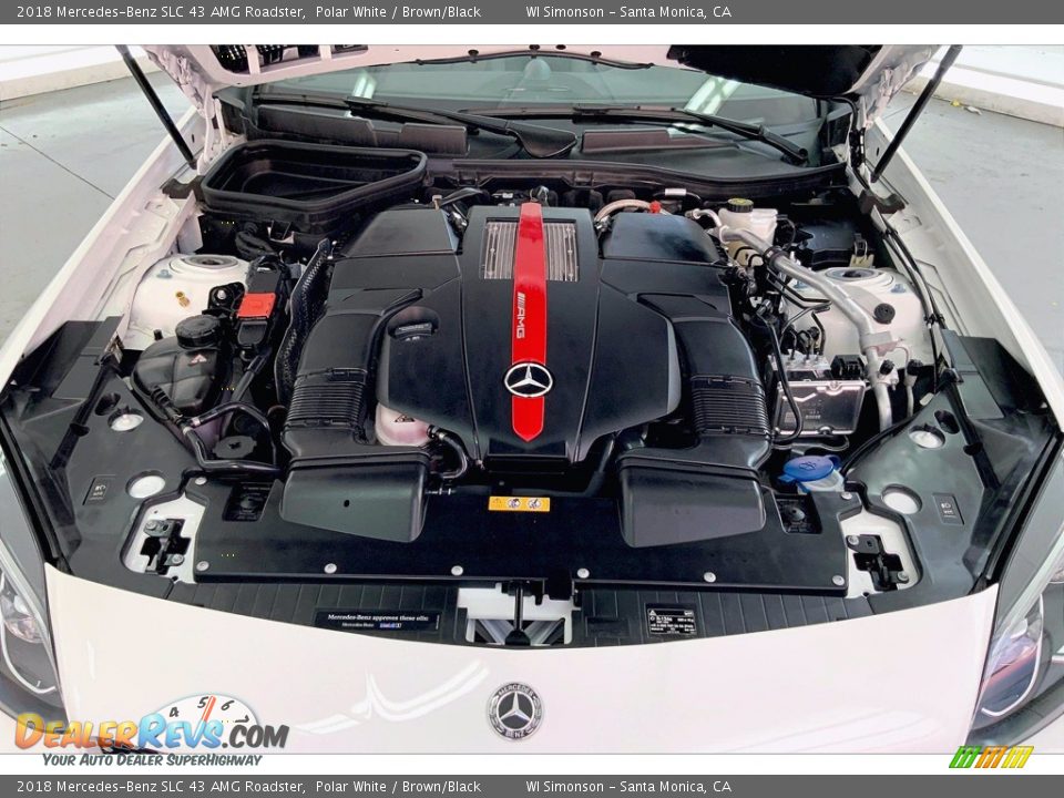 2018 Mercedes-Benz SLC 43 AMG Roadster 3.0 Liter biturbo DOHC 24-Valve VVT V6 Engine Photo #9
