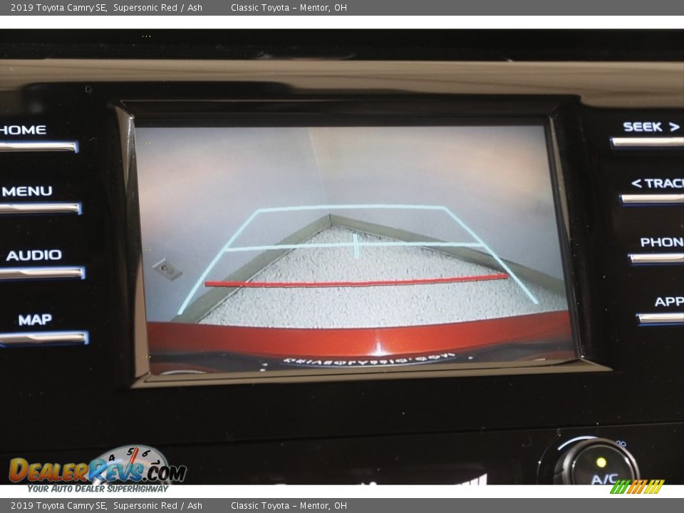 2019 Toyota Camry SE Supersonic Red / Ash Photo #11