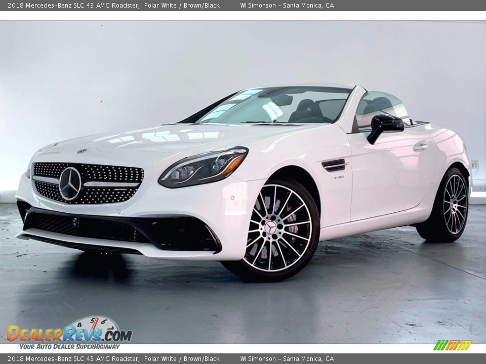Front 3/4 View of 2018 Mercedes-Benz SLC 43 AMG Roadster Photo #12