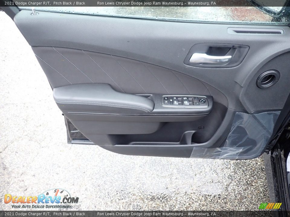 2021 Dodge Charger R/T Pitch Black / Black Photo #15