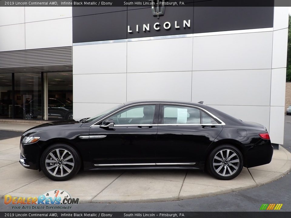 Infinite Black Metallic 2019 Lincoln Continental AWD Photo #2