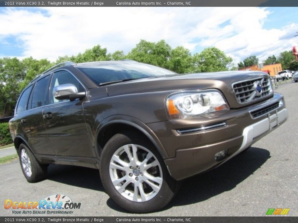 2013 Volvo XC90 3.2 Twilight Bronze Metallic / Beige Photo #1