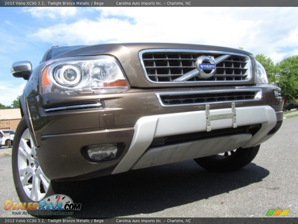 2013 Volvo XC90 3.2 Twilight Bronze Metallic / Beige Photo #2