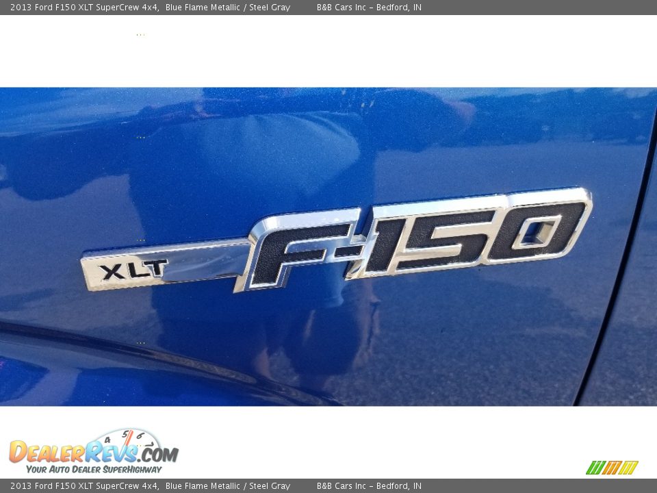 2013 Ford F150 XLT SuperCrew 4x4 Blue Flame Metallic / Steel Gray Photo #11