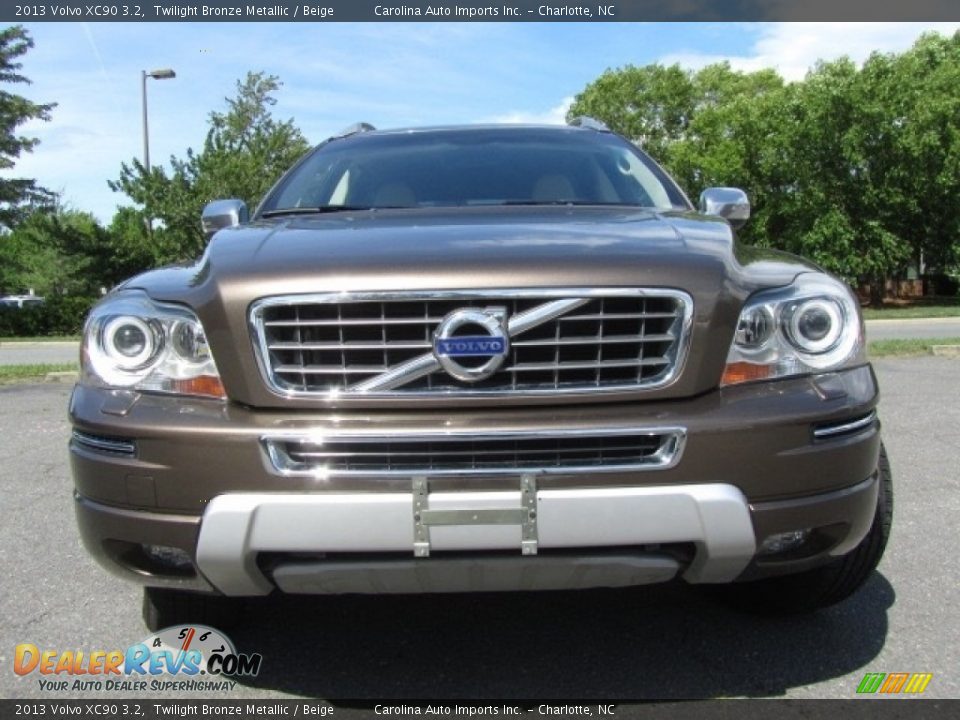 2013 Volvo XC90 3.2 Twilight Bronze Metallic / Beige Photo #4