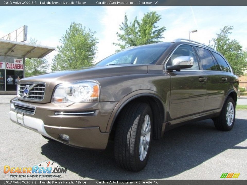 2013 Volvo XC90 3.2 Twilight Bronze Metallic / Beige Photo #6