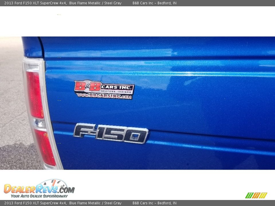 2013 Ford F150 XLT SuperCrew 4x4 Blue Flame Metallic / Steel Gray Photo #16