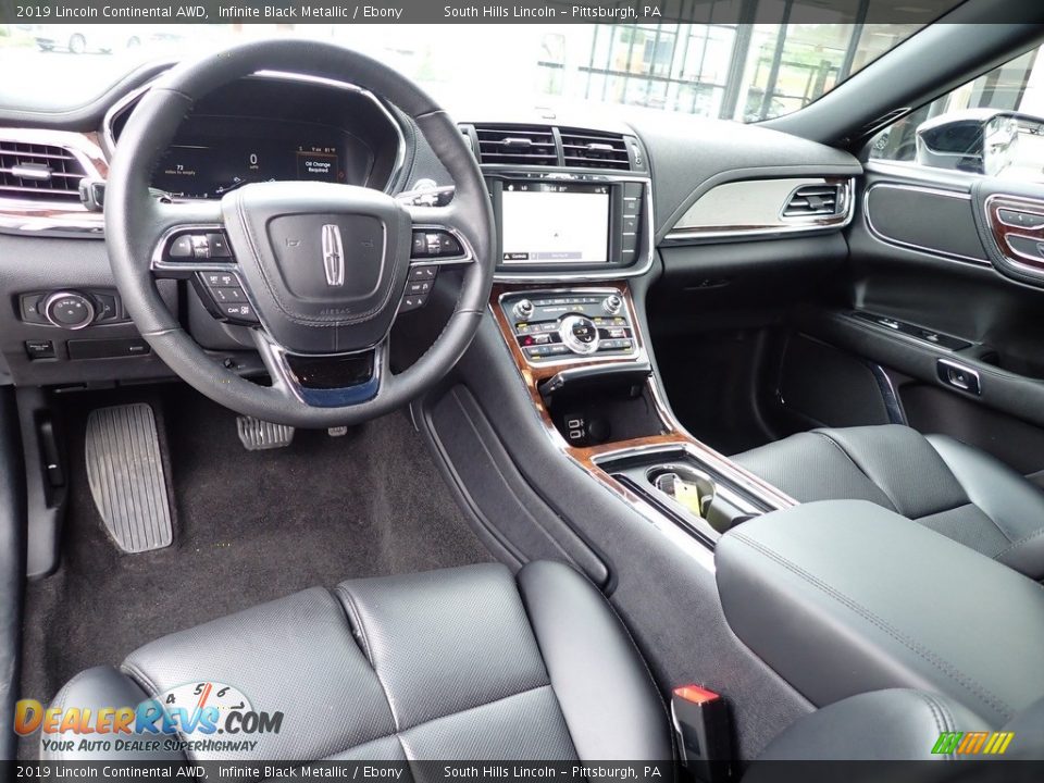 Ebony Interior - 2019 Lincoln Continental AWD Photo #17