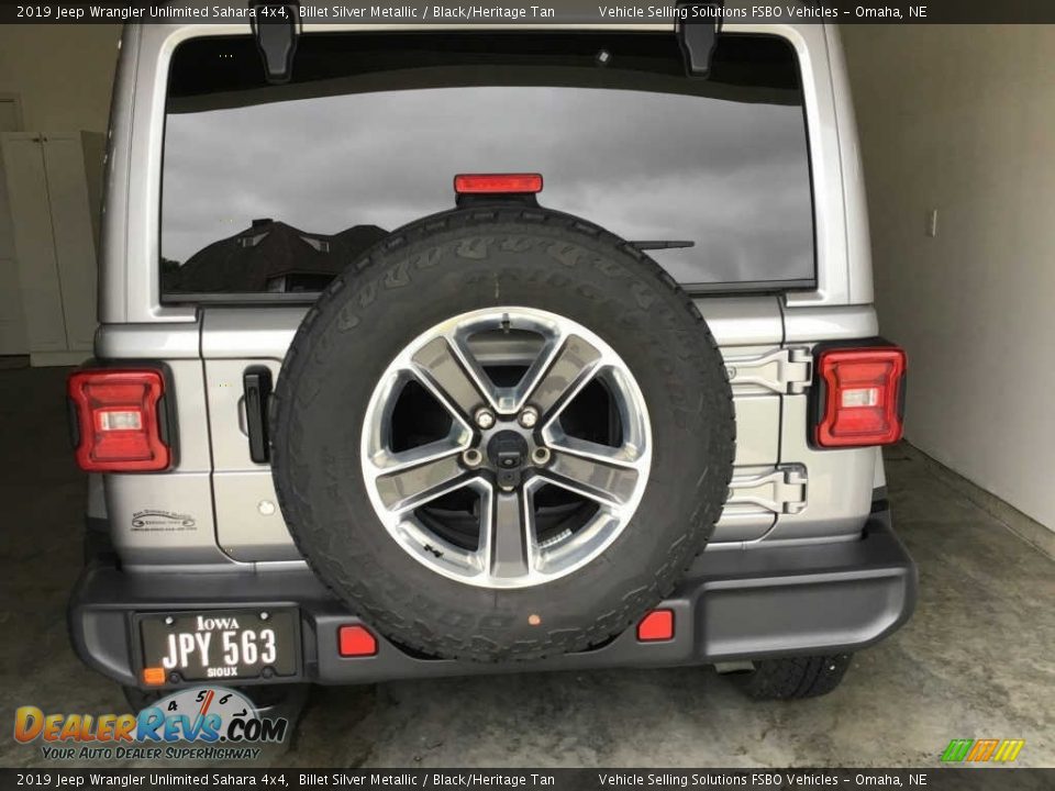2019 Jeep Wrangler Unlimited Sahara 4x4 Billet Silver Metallic / Black/Heritage Tan Photo #6