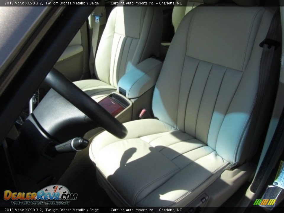 2013 Volvo XC90 3.2 Twilight Bronze Metallic / Beige Photo #18