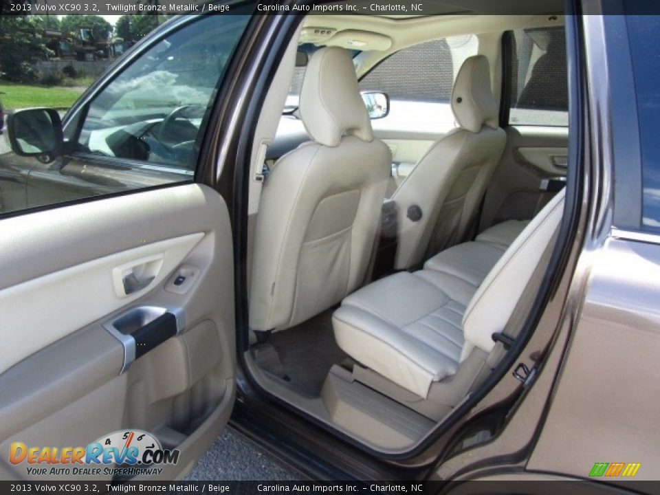 2013 Volvo XC90 3.2 Twilight Bronze Metallic / Beige Photo #19