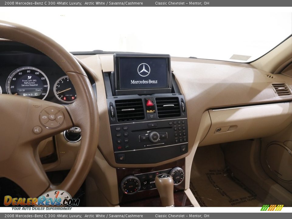 2008 Mercedes-Benz C 300 4Matic Luxury Arctic White / Savanna/Cashmere Photo #10