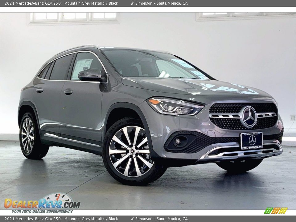 2021 Mercedes-Benz GLA 250 Mountain Grey Metallic / Black Photo #12