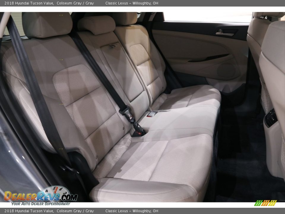 Rear Seat of 2018 Hyundai Tucson Value Photo #16