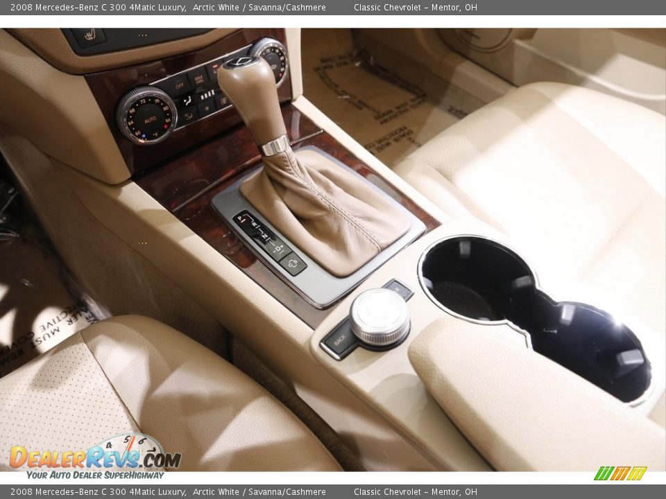 2008 Mercedes-Benz C 300 4Matic Luxury Arctic White / Savanna/Cashmere Photo #14