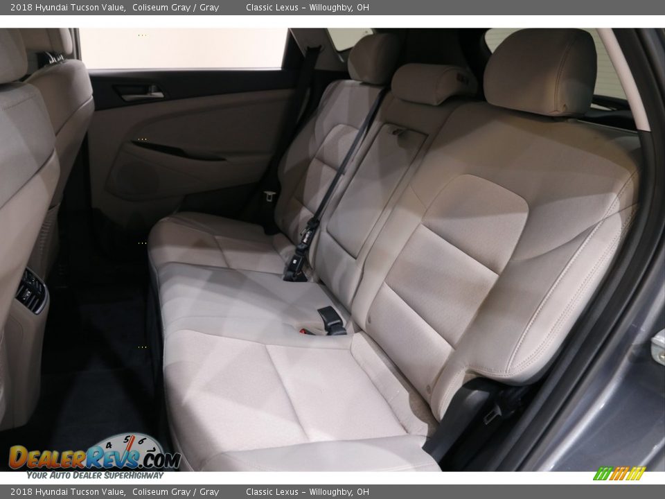 Rear Seat of 2018 Hyundai Tucson Value Photo #17