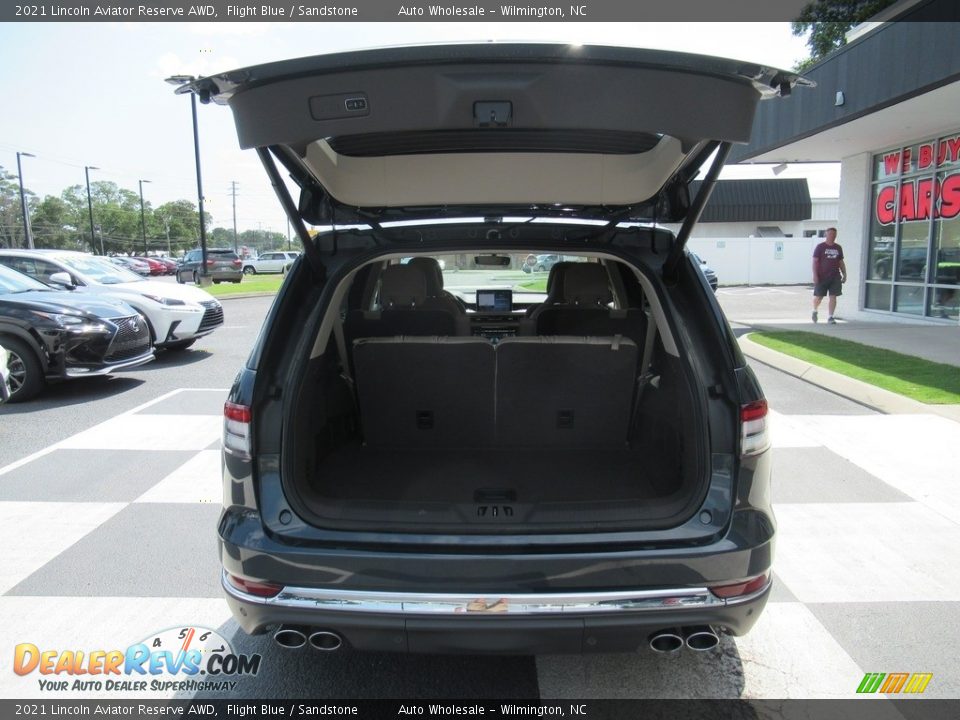 2021 Lincoln Aviator Reserve AWD Flight Blue / Sandstone Photo #5