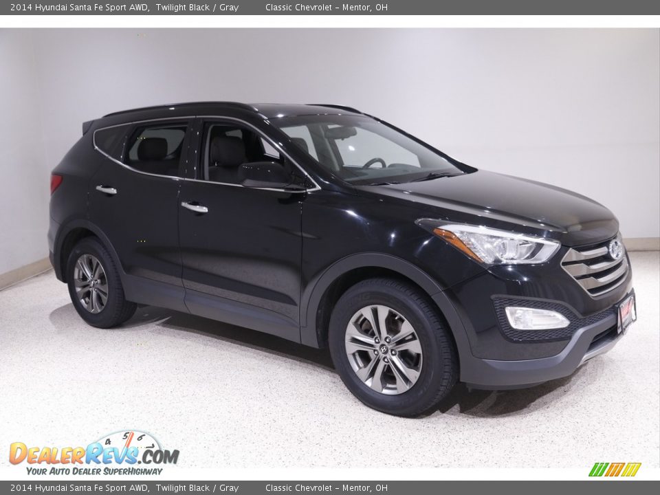 2014 Hyundai Santa Fe Sport AWD Twilight Black / Gray Photo #1