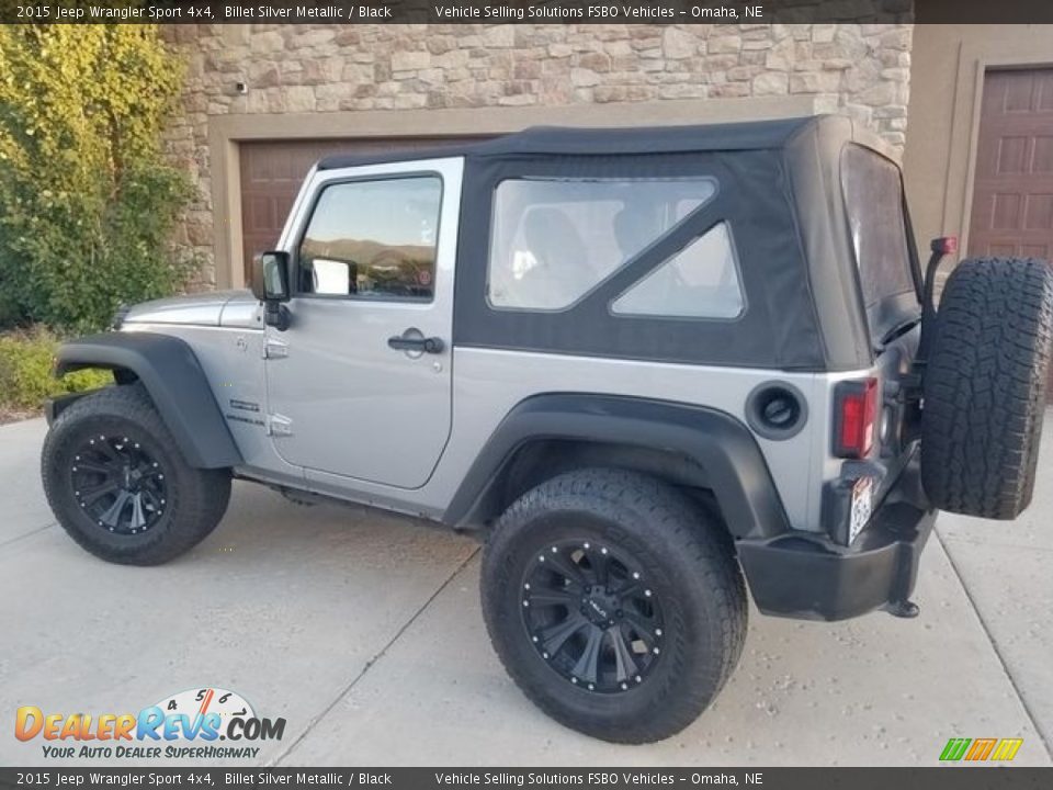 2015 Jeep Wrangler Sport 4x4 Billet Silver Metallic / Black Photo #6