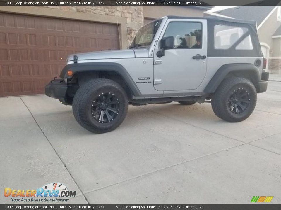 2015 Jeep Wrangler Sport 4x4 Billet Silver Metallic / Black Photo #7