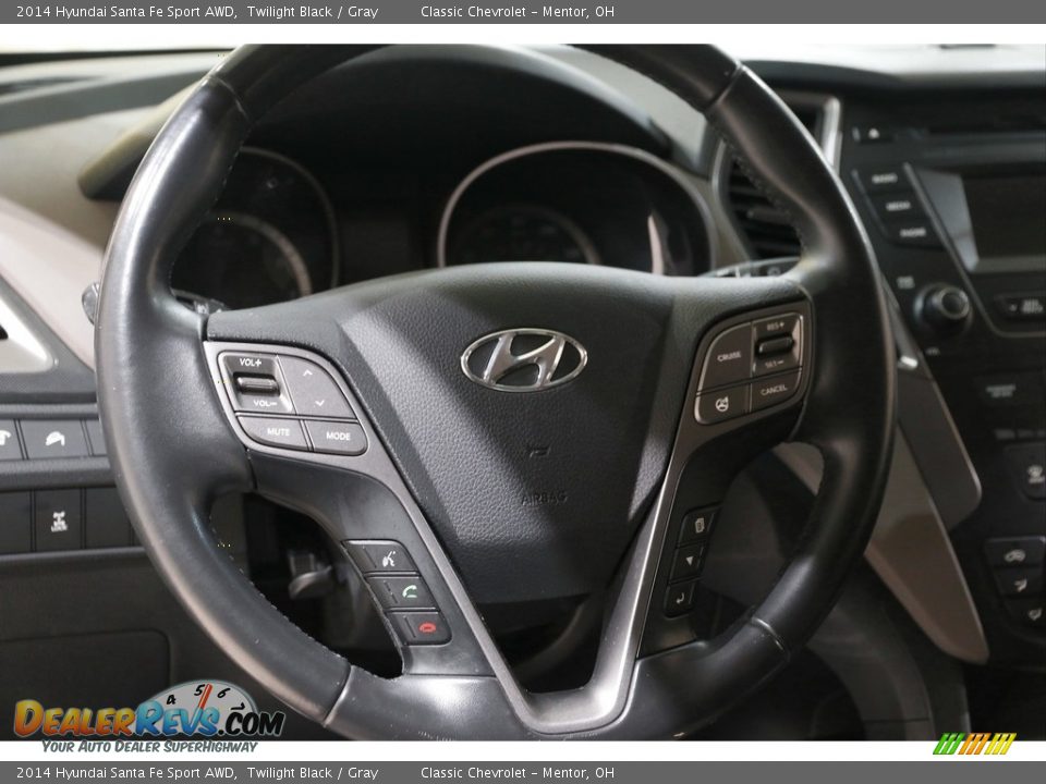 2014 Hyundai Santa Fe Sport AWD Twilight Black / Gray Photo #7