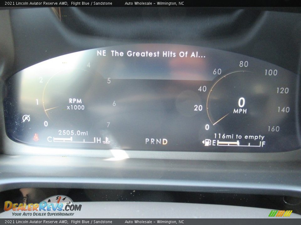 2021 Lincoln Aviator Reserve AWD Flight Blue / Sandstone Photo #16