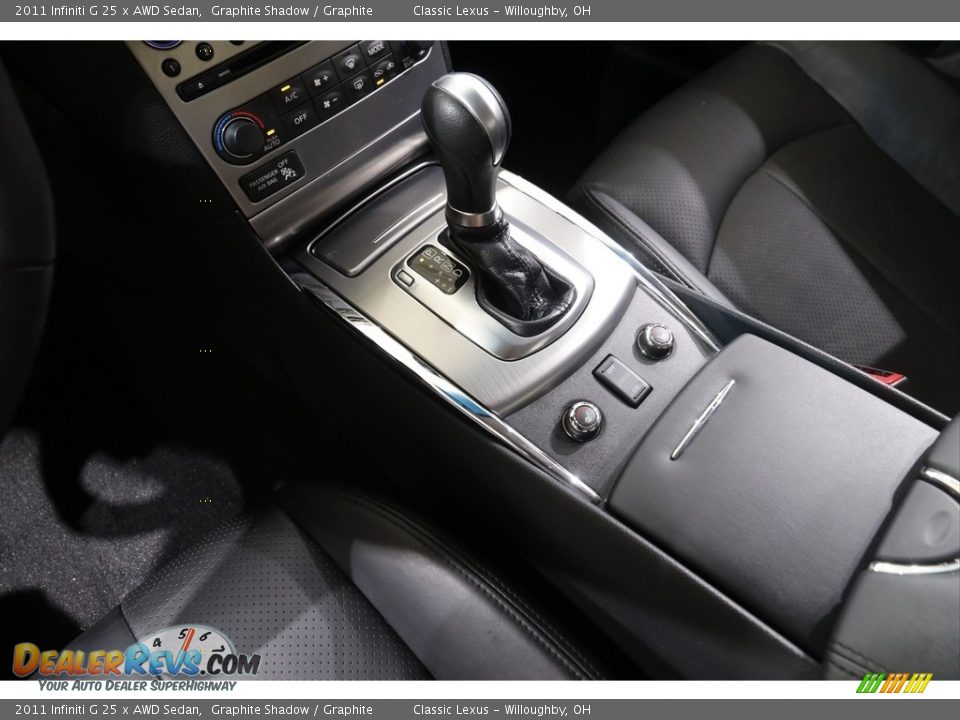 2011 Infiniti G 25 x AWD Sedan Graphite Shadow / Graphite Photo #12