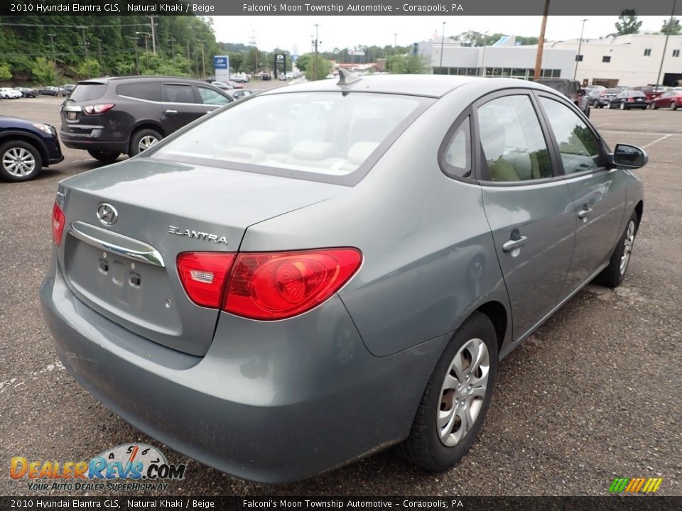 2010 Hyundai Elantra GLS Natural Khaki / Beige Photo #4