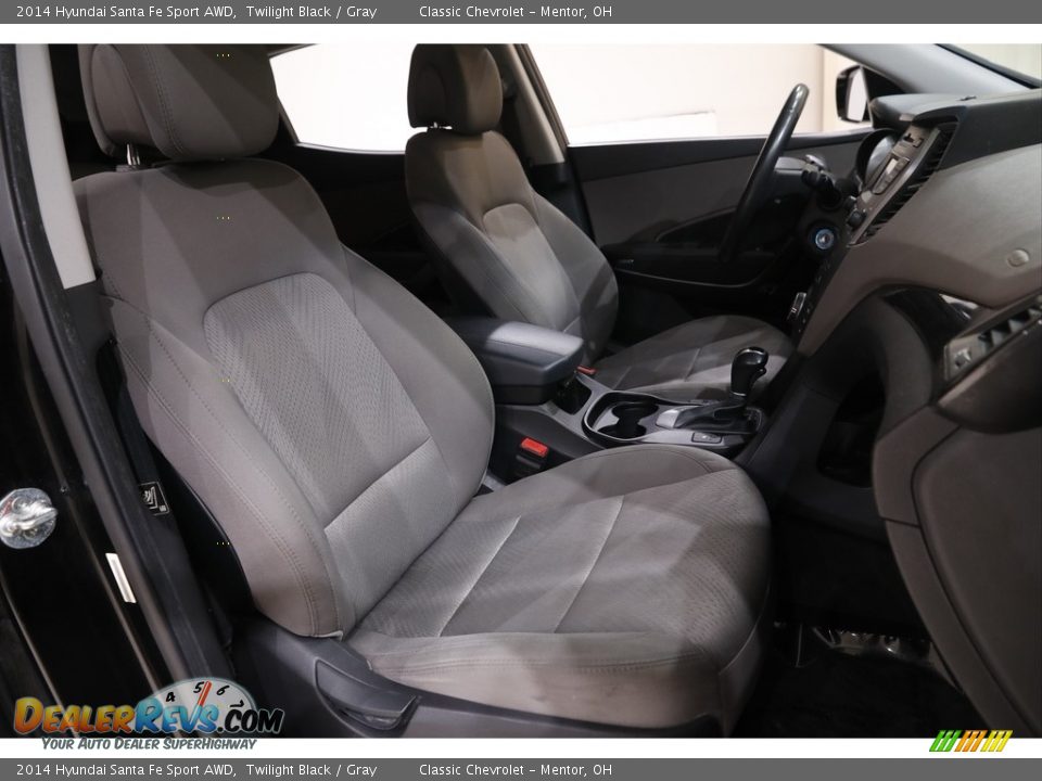 2014 Hyundai Santa Fe Sport AWD Twilight Black / Gray Photo #12