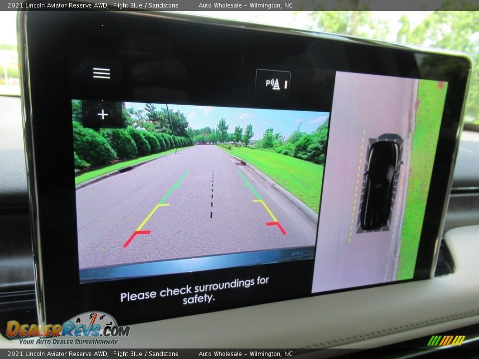 2021 Lincoln Aviator Reserve AWD Flight Blue / Sandstone Photo #18