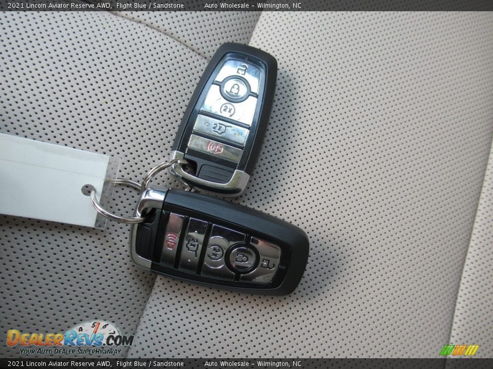 2021 Lincoln Aviator Reserve AWD Flight Blue / Sandstone Photo #20