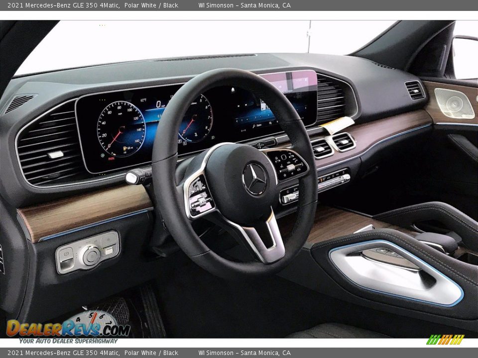 2021 Mercedes-Benz GLE 350 4Matic Polar White / Black Photo #4