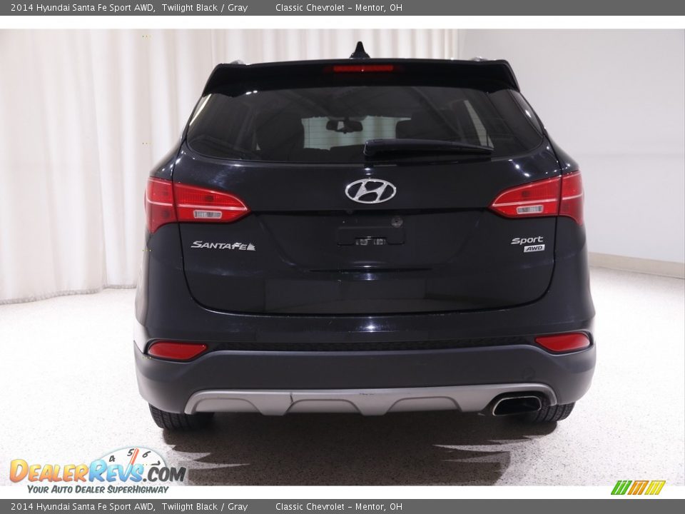 2014 Hyundai Santa Fe Sport AWD Twilight Black / Gray Photo #15