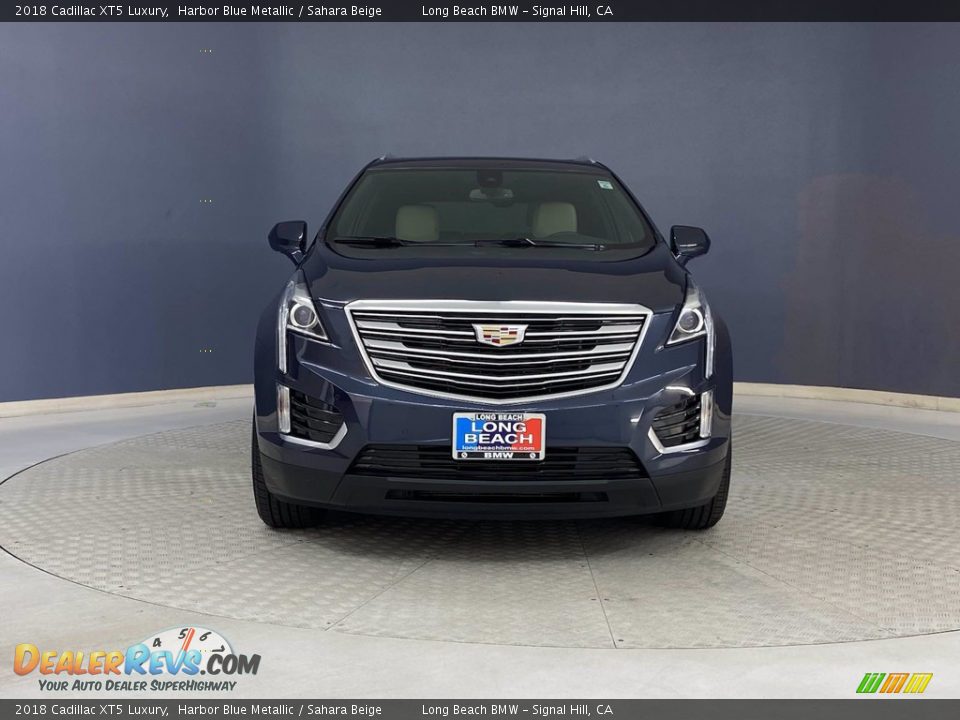 2018 Cadillac XT5 Luxury Harbor Blue Metallic / Sahara Beige Photo #2