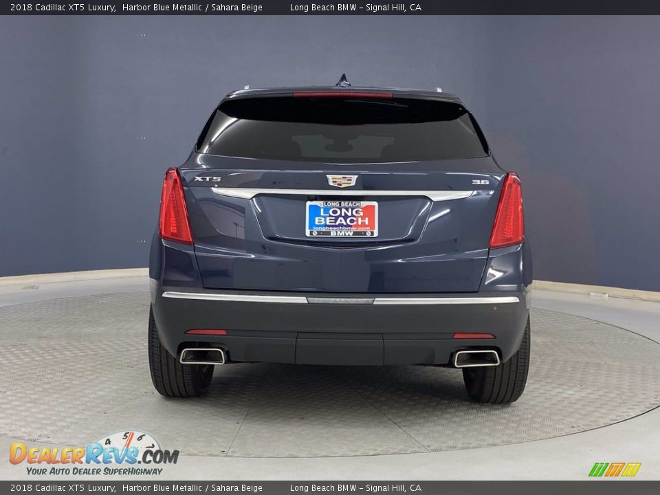 2018 Cadillac XT5 Luxury Harbor Blue Metallic / Sahara Beige Photo #4