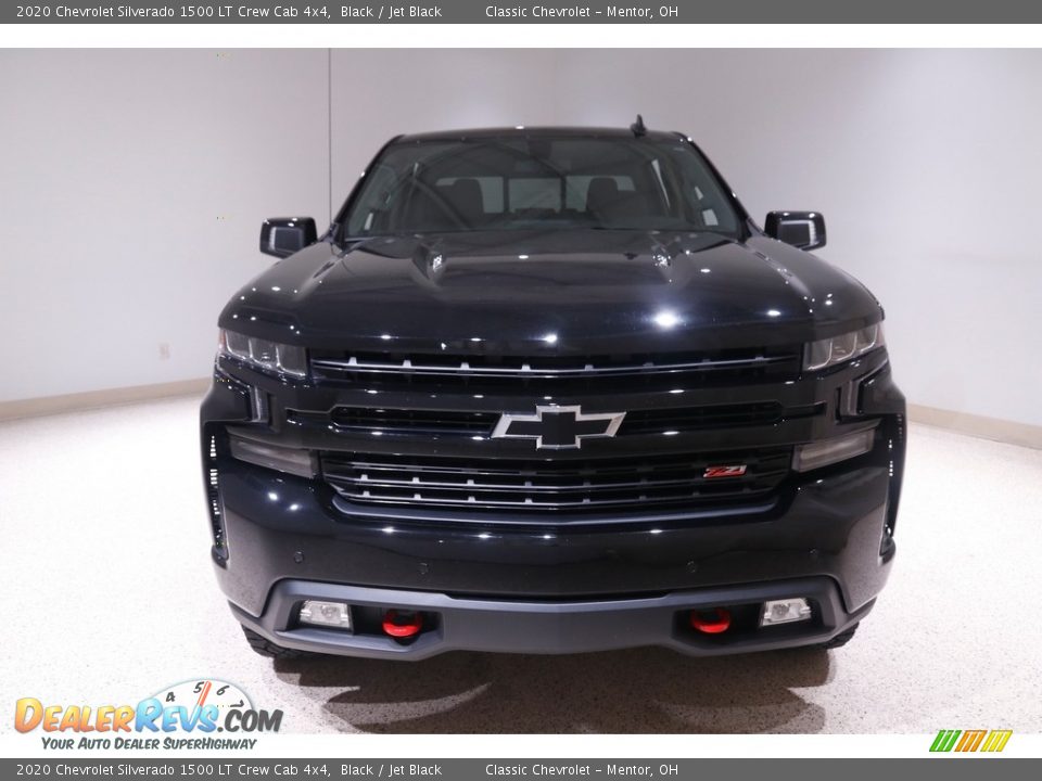 2020 Chevrolet Silverado 1500 LT Crew Cab 4x4 Black / Jet Black Photo #2