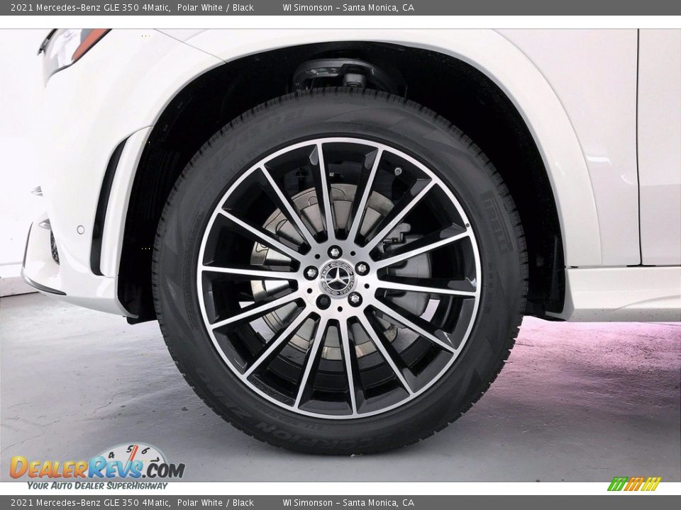 2021 Mercedes-Benz GLE 350 4Matic Polar White / Black Photo #10