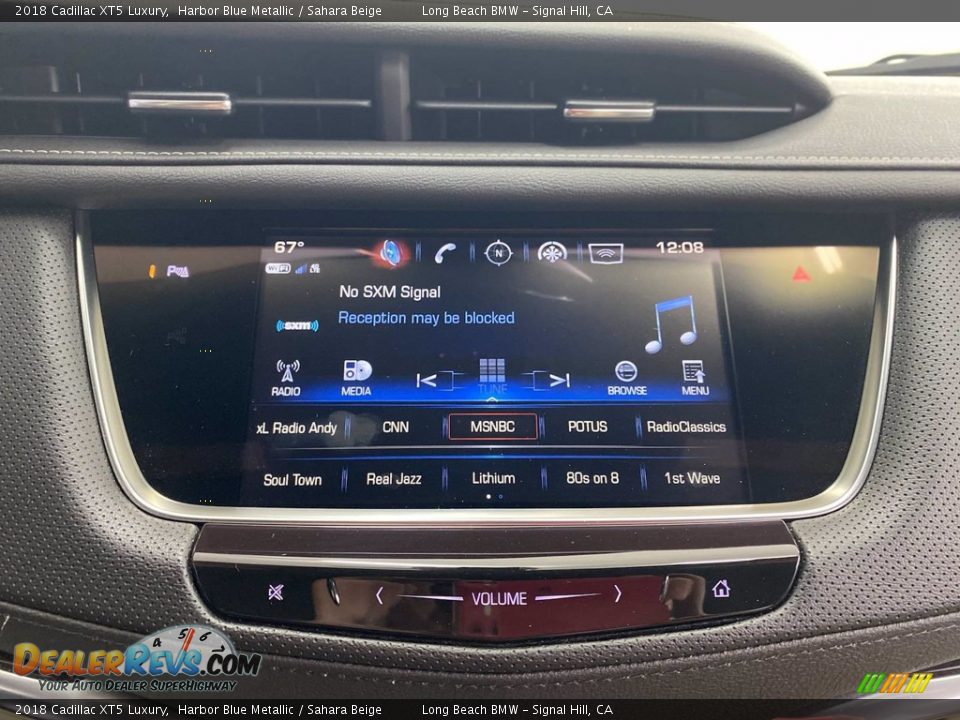 2018 Cadillac XT5 Luxury Harbor Blue Metallic / Sahara Beige Photo #23