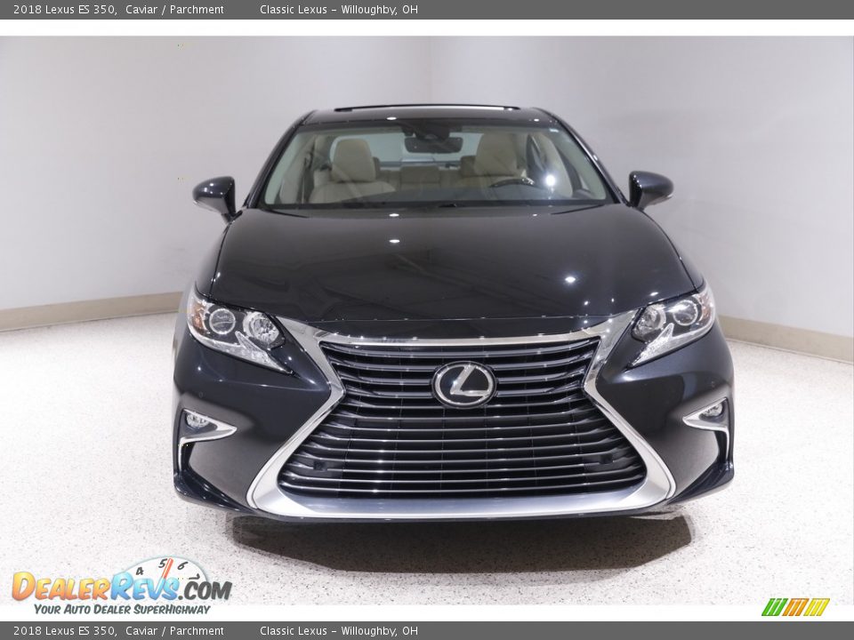 2018 Lexus ES 350 Caviar / Parchment Photo #2