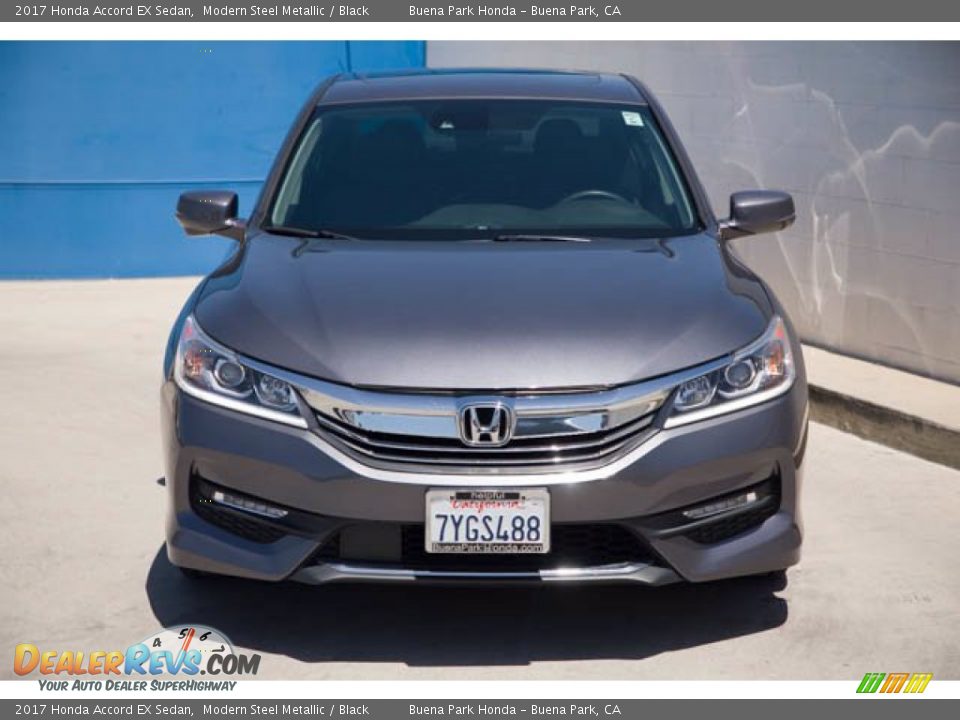 2017 Honda Accord EX Sedan Modern Steel Metallic / Black Photo #7