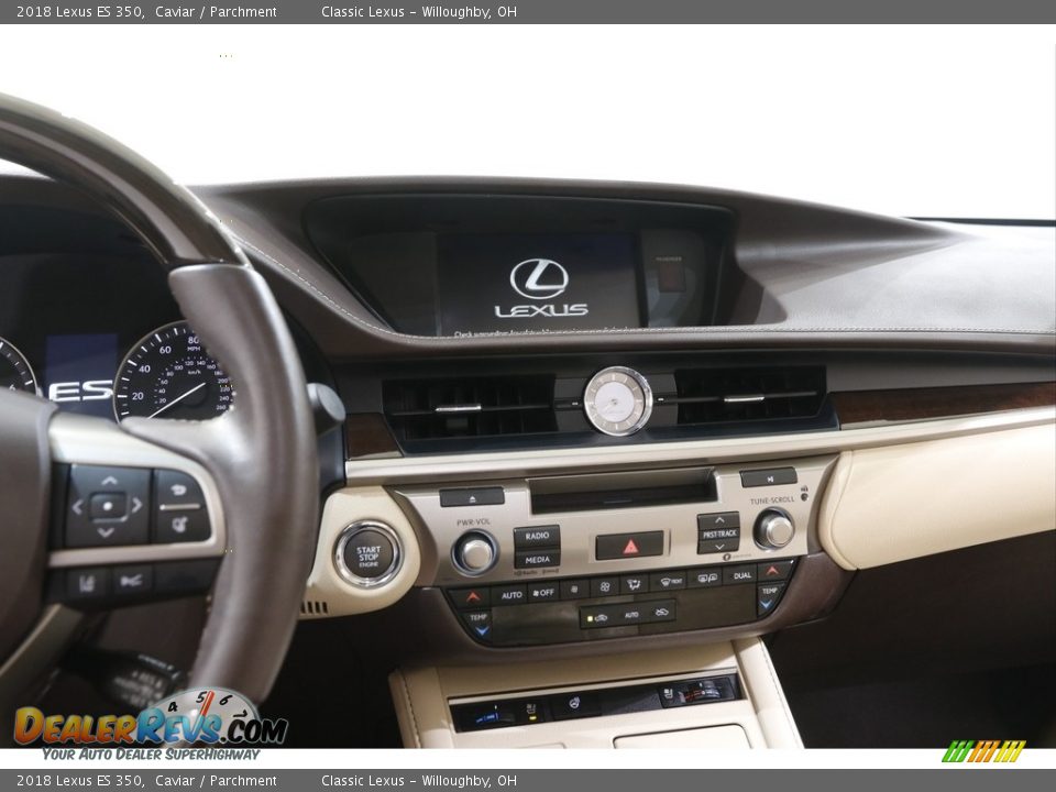 2018 Lexus ES 350 Caviar / Parchment Photo #9