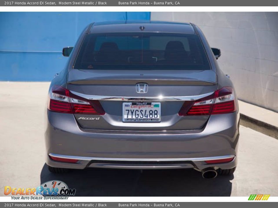 2017 Honda Accord EX Sedan Modern Steel Metallic / Black Photo #9