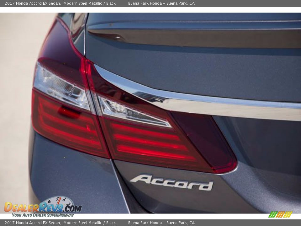 2017 Honda Accord EX Sedan Modern Steel Metallic / Black Photo #10