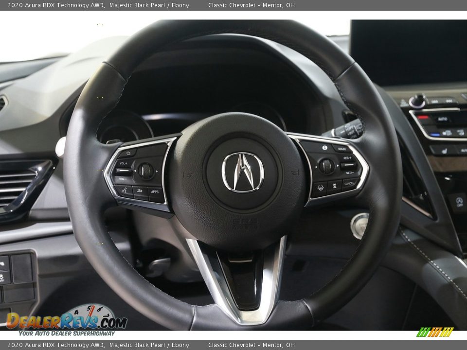 2020 Acura RDX Technology AWD Steering Wheel Photo #7