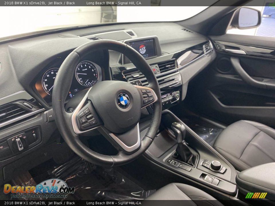 2018 BMW X1 sDrive28i Jet Black / Black Photo #16